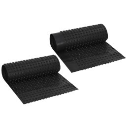 FOLIA KUBEŁKOWA FUNDAMENTOWA MATA DRENAŻOWA HDPE 0,5X20M 2SZT IZOLACJA CZARNA