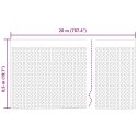 FOLIA KUBEŁKOWA FUNDAMENTOWA MATA DRENAŻOWA HDPE 0,5X20M 2SZT IZOLACJA CZARNA