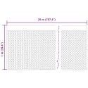 FOLIA KUBEŁKOWA FUNDAMENTOWA MATA DRENAŻOWA HDPE 1X20M IZOLACJA CZARNA 100CM