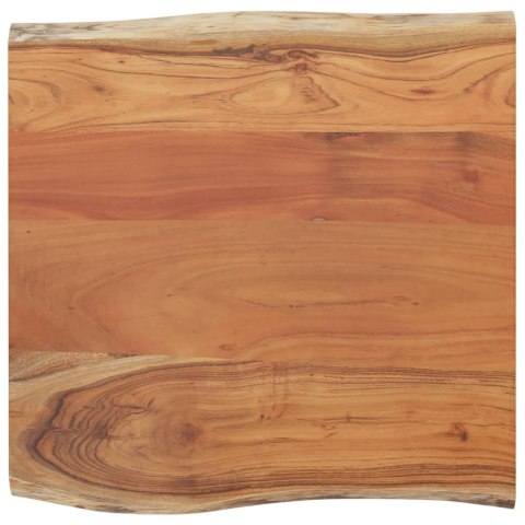 VidaXL Blat stołu, 60x60x2,5 cm, kwadratowy, lite drewno akacjowe