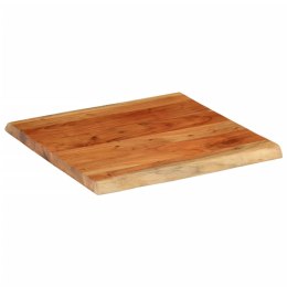 VidaXL Blat stołu, 60x60x3,8 cm, drewno akacjowe, naturalna krawędź