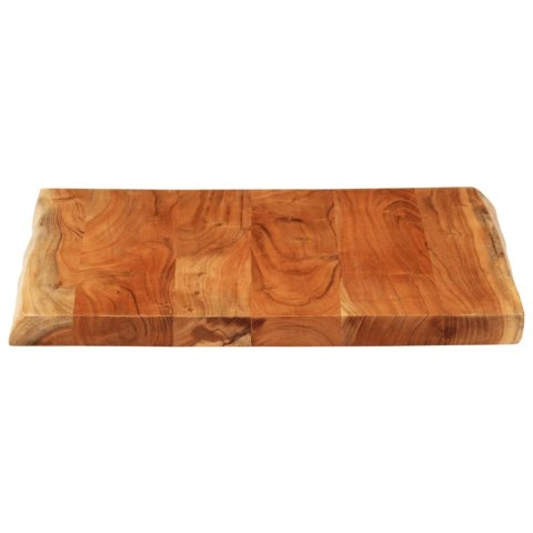 VidaXL Blat stołu, 60x60x3,8 cm, drewno akacjowe, naturalna krawędź