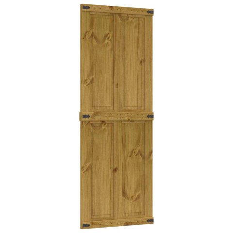 VidaXL Drzwi do stodoły Corona Miodowy Brąz 70 x 210 cm