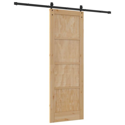 VidaXL Drzwi przesuwne ORKDAL naturalny 73,5 x 211 cm