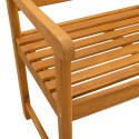 VidaXL Ławka ogrodowa naturalny 220 x 55,5 x 90 cm Lite Drewno Akacji