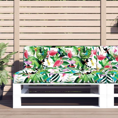 VidaXL Poduszka na palety, kolorowa, 120x40x12 cm, tkanina