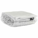 VidaXL Przezroczysta plandeka z oczkami 4x10 m PVC