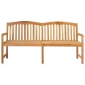 VidaXL Ręcznie rzeźbiona ławka różana naturalny 150 x 60 x 90 cm