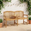 VidaXL Ręcznie rzeźbiona ławka różana naturalny 155 x 60 x 94 cm