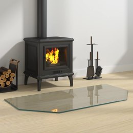 VidaXL Szklana płyta kominkowa przezroczysty 100 x 50 cm Szkło