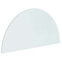 VidaXL Szklana płyta kominkowa przezroczysty 1000 x 500 mm Szkło