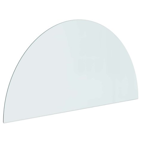VidaXL Szklana płyta kominkowa przezroczysty 1000 x 500 mm Szkło