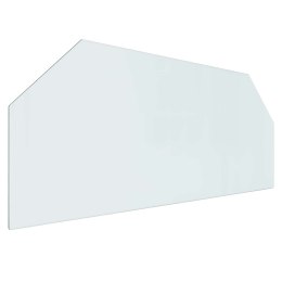 VidaXL Szklana płyta kominkowa przezroczysty 120 x 50 cm Szkło