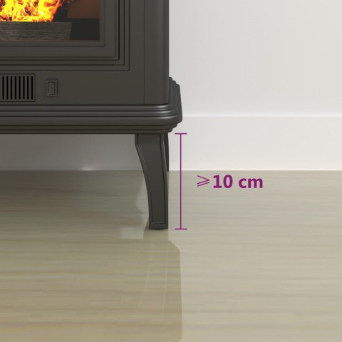 VidaXL Szklana płyta kominkowa przezroczysty 120 x 50 cm Szkło