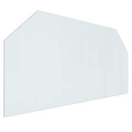 VidaXL Szklana płyta kominkowa przezroczysty 120 x 60 cm Szkło