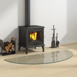 VidaXL Szklana płyta kominkowa przezroczysty 1200 x 500 mm Szkło