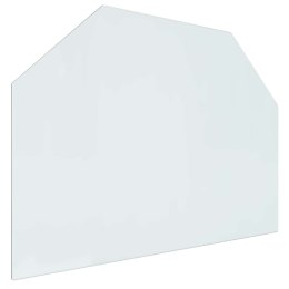 VidaXL Szklana płyta kominkowa przezroczysty 80 x 60 cm Szkło