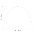 VidaXL Szklana płyta kominkowa przezroczysty 800 x 600 mm Szkło