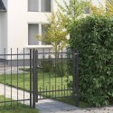 BRAMA OGRODZENIOWA HORST STAL CZARNY ZAMYKANE