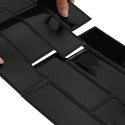 VidaXL Kafelka subway 10 pcs Czarny 29 x 21 cm Poliuretan i PET