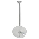 VidaXL Kotwa ziemna 4 pcs srebrny Ø10 x 60 cm Galwanizowany metal