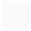 VidaXL Płytka heksagonalna 10 pcs Biały 30 x 30 cm Poliuretan i PET