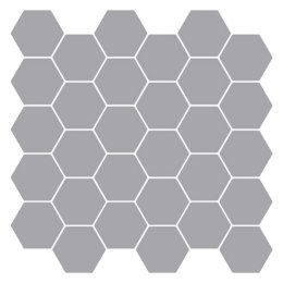 VidaXL Płytka heksagonalna 10 pcs Szary 30 x 30 cm Poliuretan i PET
