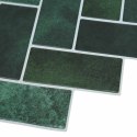 VidaXL Płytka w jodełkę 10 pcs Ciemnozielony 30 x 30 cm