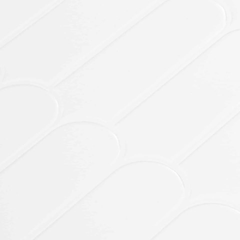 VidaXL Płytka z Piór 10 pcs Biały 30 x 30 cm Poliuretan i PET