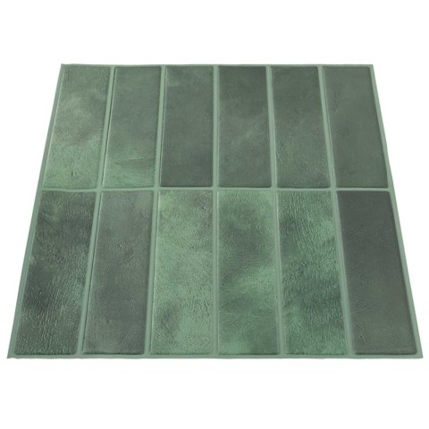 VidaXL Płytki prostokątne 10 pcs Ciemnozielony 29 x 23 x 0,08 cm