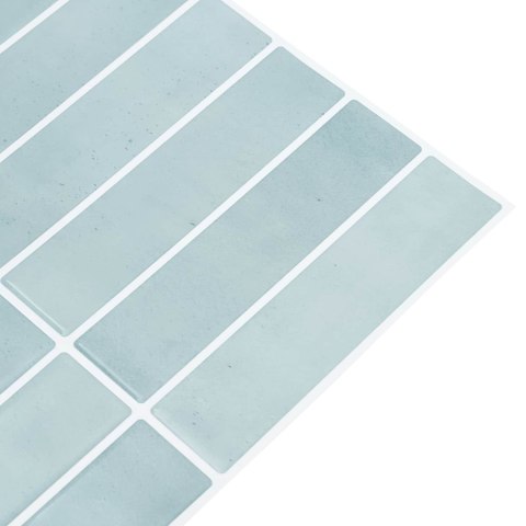 VidaXL Płytki prostokątne 10 pcs Szary zielony 29 x 23 x 0,08 cm