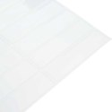 VidaXL Płytki prostokątne 20 pcs Biały 29 x 23 x 0,08 cm