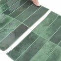 VidaXL Płytki prostokątne 20 pcs Ciemnozielony 29 x 23 x 0,08 cm