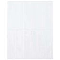 VidaXL Płytki prostokątne 50 pcs Biały 29 x 23 x 0,08 cm
