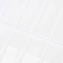 VidaXL Płytki prostokątne 50 pcs Biały 29 x 23 x 0,08 cm