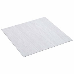 VidaXL Samoprzylepne Deski Podłogowe 30,5 x 30,5 cm 20 pcs PVC Biały