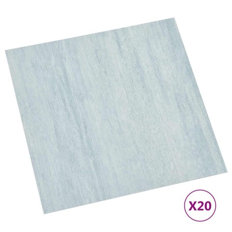 VidaXL Samoprzylepne Deski Podłogowe 30,5 x 30,5 cm 20 pcs PVC zielony