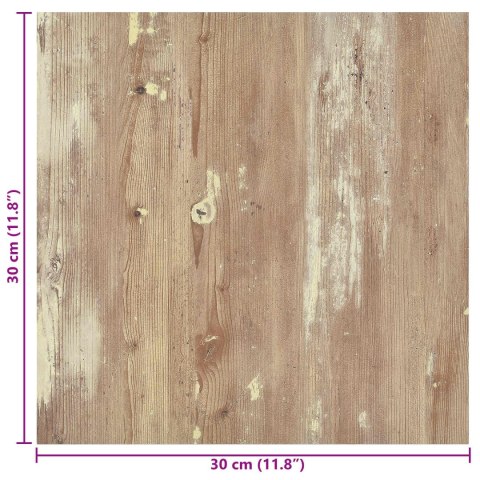VidaXL Samoprzylepne Deski Podłogowe 30,5 x 30,5 cm 20 pcs PVC