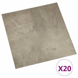 VidaXL Samoprzylepne Deski Podłogowe 30,5 x 30,5 cm 20 pcs PVC