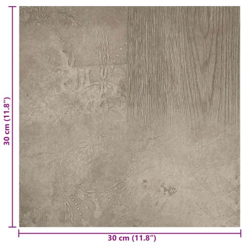 VidaXL Samoprzylepne Deski Podłogowe 30,5 x 30,5 cm 20 pcs PVC