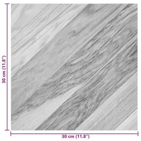 VidaXL Samoprzylepne Deski Podłogowe 30,5 x 30,5 cm 20 pcs PVC