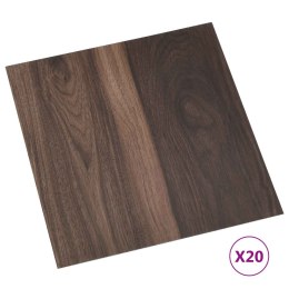 VidaXL Samoprzylepne Deski Podłogowe 30,5 x 30,5 cm 20 pcs PVC