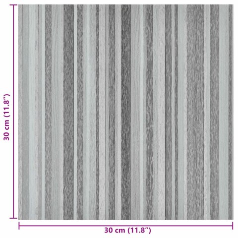 VidaXL Samoprzylepne Deski Podłogowe 30,5 x 30,5 cm 20 pcs PVC