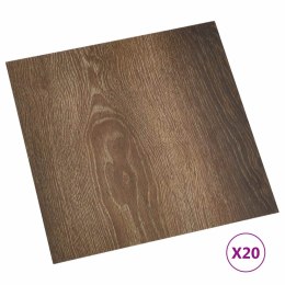 VidaXL Samoprzylepne Deski Podłogowe 30,5 x 30,5 cm 20 pcs PVC