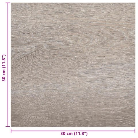 VidaXL Samoprzylepne Deski Podłogowe 30,5 x 30,5 cm 20 pcs PVC