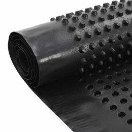 FOLIA KUBEŁKOWA FUNDAMENTOWA MATA DRENAŻOWA HDPE 1X10M IZOLACJA CZARNA 100CM