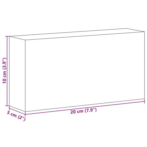 VidaXL Kamienie Solne 10 pcs różowy 20 x 10 x 5 cm Sól kamienna