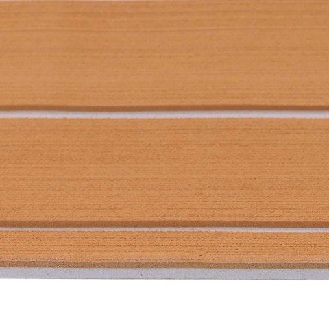 VidaXL Mata Łodziowa Paski Brązowy i biały 240 x 60 cm EVA