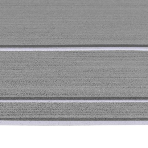 VidaXL Mata Łodziowa Paski Jasnoszary i biały. 240 x 90 cm EVA