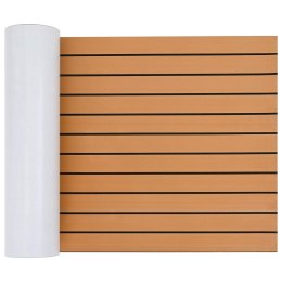VidaXL Mata Łodziowa Paski brązowy i czarny 240 x 60 cm EVA